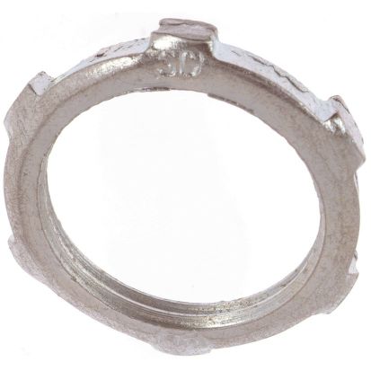 Thomas & Betts Steel City® LN-101SC Conduit Locknut, 1/2 in, For Use With Rigid/IMC Conduit, Steel, Zinc Plated